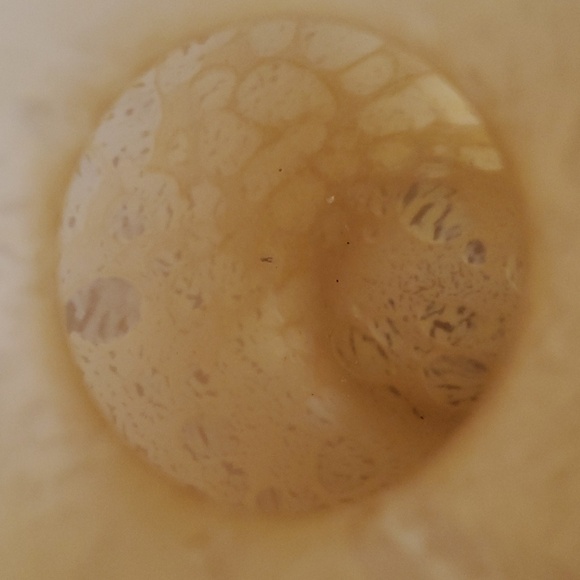 Vintage Maestri Vetrai Yellow Speckled Art Glass Large Vase - Picture 6 of 8